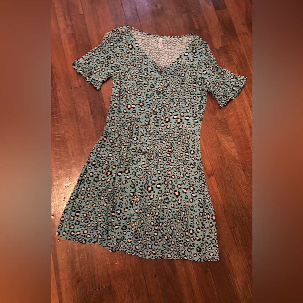 Print dress, small